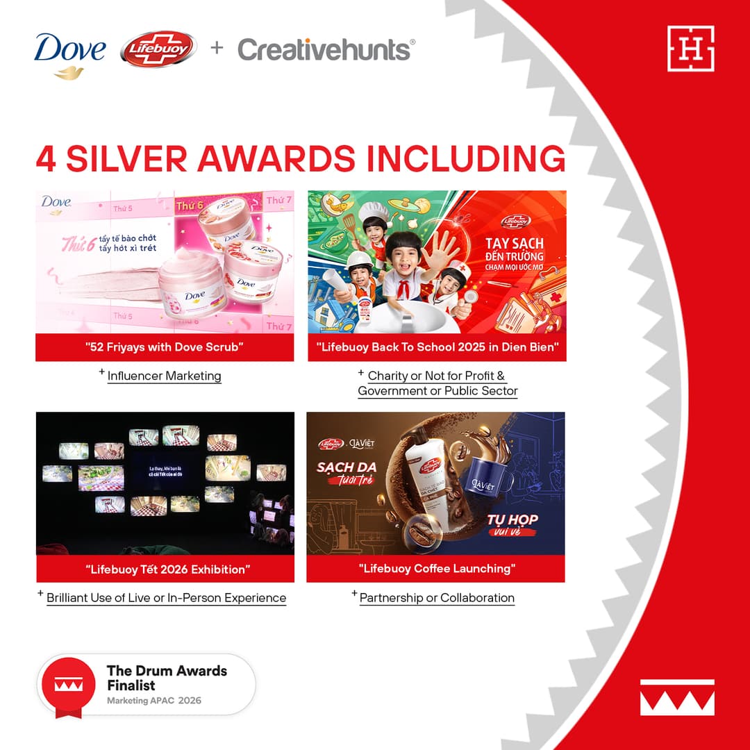 4 Silver Wins at The Drum Awards Marketing APAC 2026